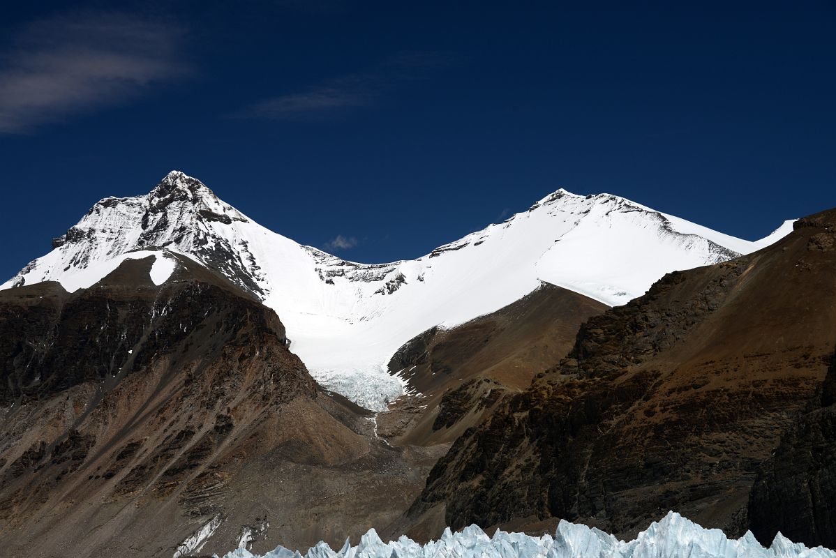 28 Kellas Rock Lixin Peak And Lixin Peak II On The Trek From Intermediate Camp To Mount Everest North Face Advanced Base Camp In Tibet